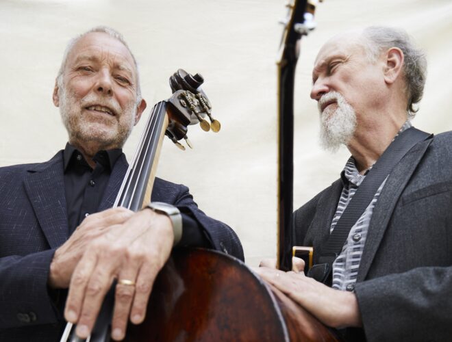This is a photo of John Scofield and Dave Holland