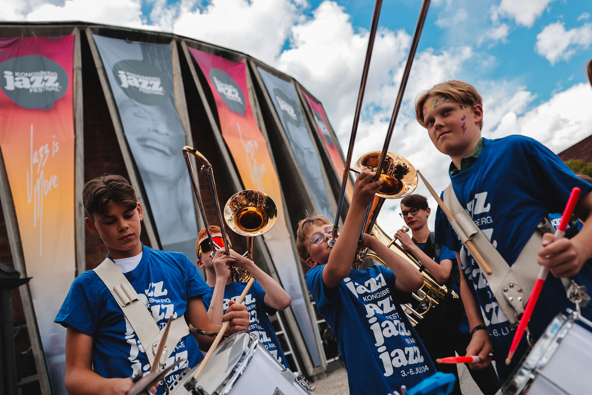 Åpningsparade Kongsberg Jazzfestival