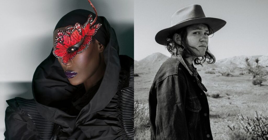 Bilde av Grace Jones og Fay Wildhagen