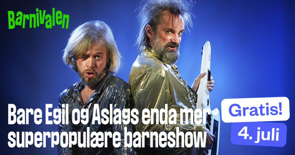 Bilde av Bare Egil og Aslags enda mer superpopulære barneshow.