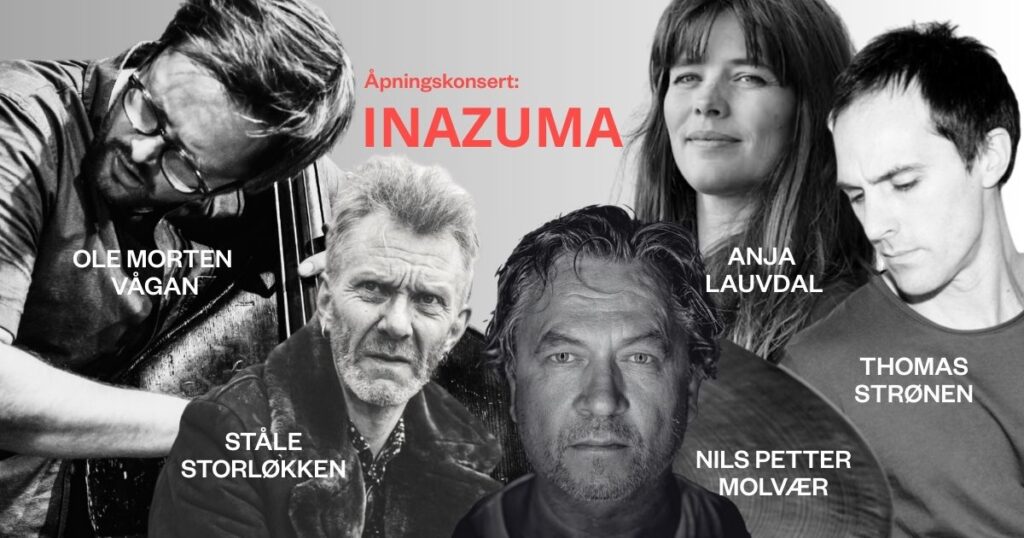 Bilde av Inazuma: Ole Morten Vpgan, Ståle Storløkken, Nils Petter Molvær, Anja Lauvdal og Thomas Strønen