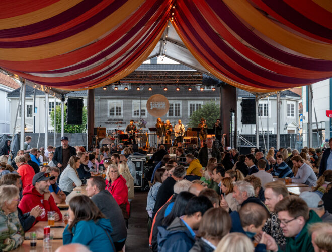 Bilde av Dilettantene i Festivalgata Kongberg Jazzfestival