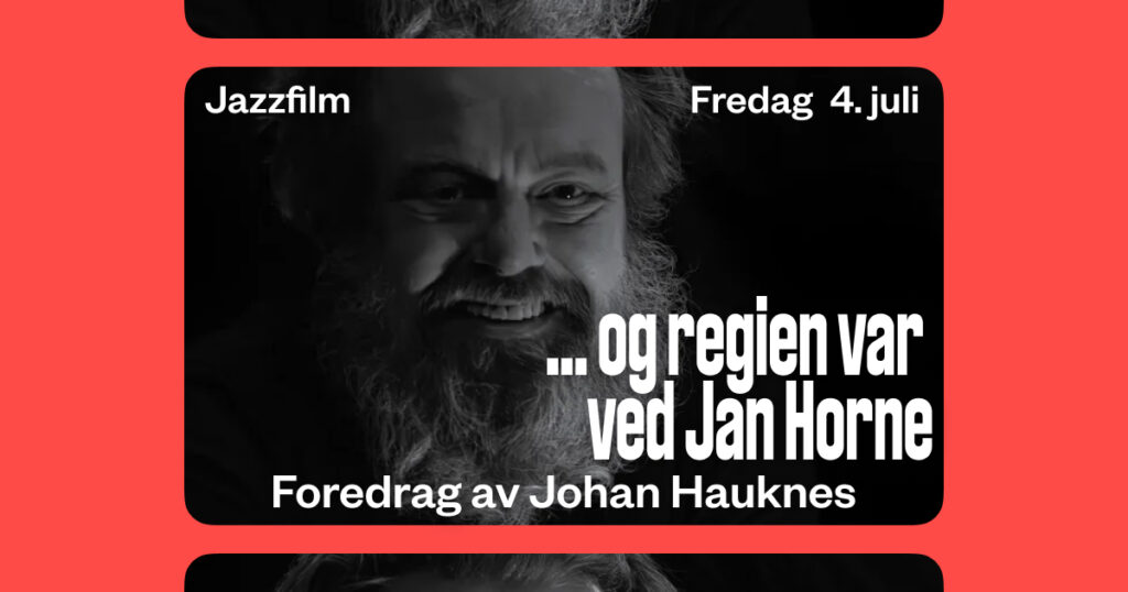 Bilde fra foredraget ...Og regien var ved Jan Horne av Johan Hauknes