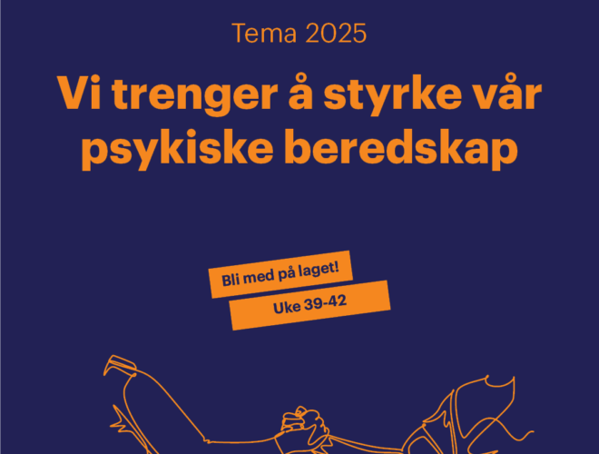 Plakat for verdensdagen for psykisk helse 2025