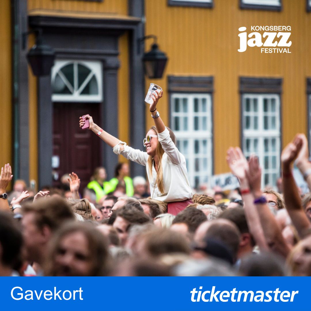 Gavekort fra Ticketmaster for Kongsberg Jazzfestival