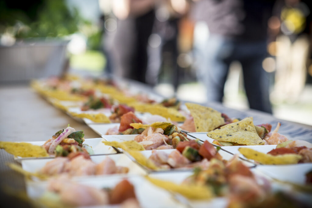 Bilde av matservering i Jazzhagen, Kongsberg Jazzfestival 2026
