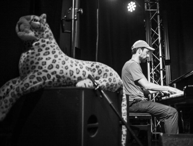 Bilde av Jonas Cambien på piano, Kongsberg jazzfestival