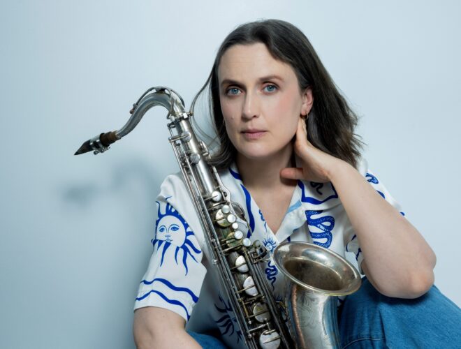Bilde av prisvinner Hanna Paulsberg på Kongsberg Jazzfestival