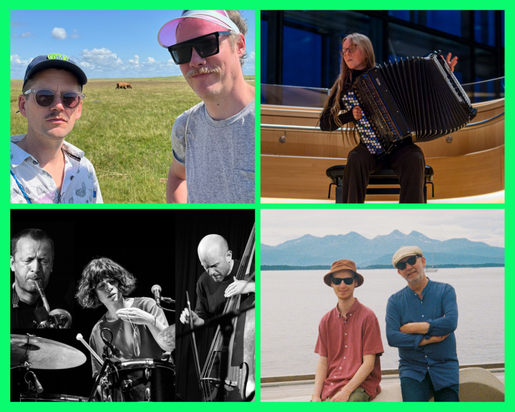 Bilde av Særingfest Kongsberg Jazzfestival 2026. Truck Rurâl, Hans Kjorstad / Ernst Reijseger, Maren Sofie Nyland Johansen, Fire!