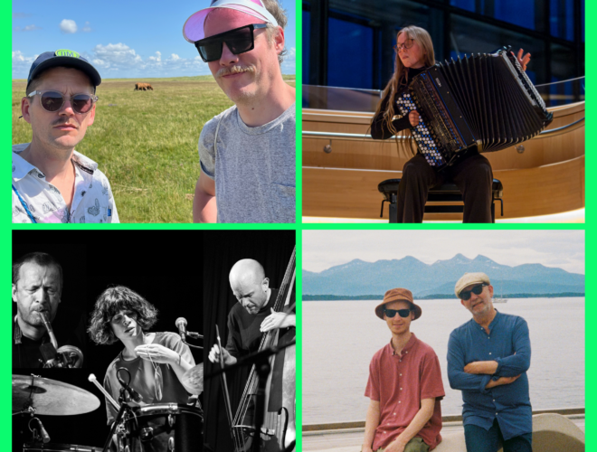 Bilde av Særingfest Kongsberg Jazzfestival 2026. Truck Rurâl, Hans Kjorstad / Ernst Reijseger, Maren Sofie Nyland Johansen, Fire!