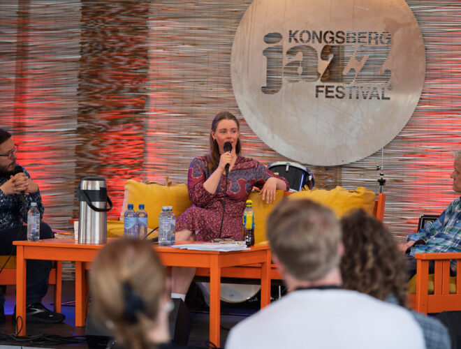 Bilde fra Jazzprat med Reidun Ottersen, Kongsberg Jazzfestival, 2025