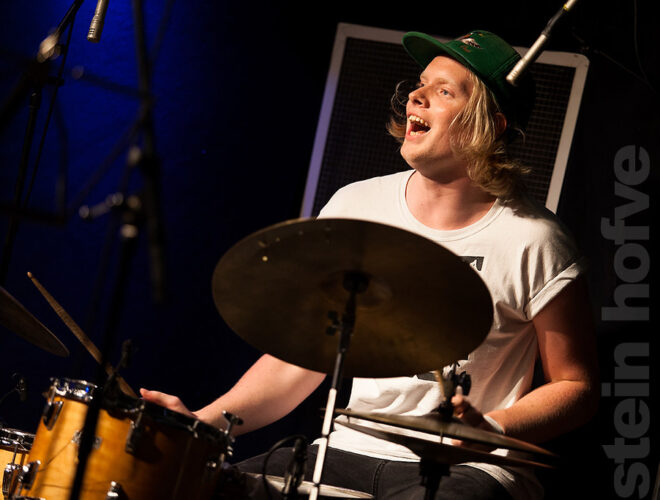 Bilde av Axel Skalstad på Kongsberg Jazzfestival 2014