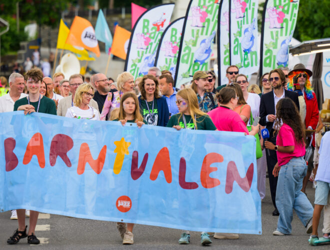 Fra festivalens åpningsparade